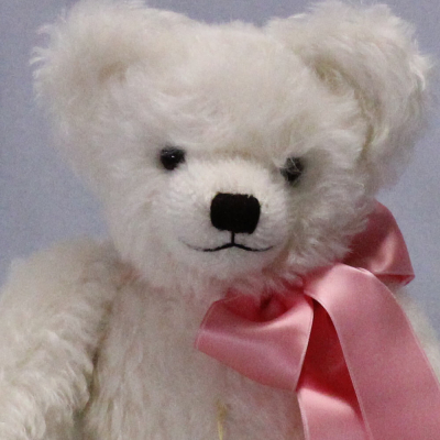 Zeitloser Klassiker - wei 35 cm Teddybr von Hermann-Coburg