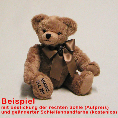 Teddybr Hanno 35 cm schmuseweiche Klassiker