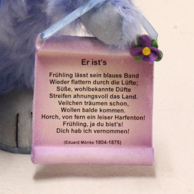 Eduard Mrike Lyrik Bear  Spring 35 cm Teddy Bear by Hermann-Coburg
