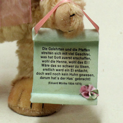 Eduard Mrike Lyrik Br  Ostern 35 cm Teddybr von Hermann-Coburg