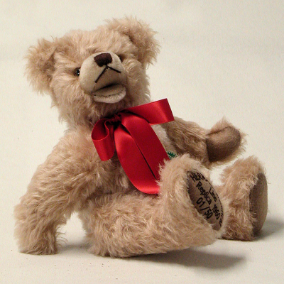 HERMANN historical Line  Replica 1960 Bear with open mouth 35 cm Mohair Teddybr von Hermann-Coburg