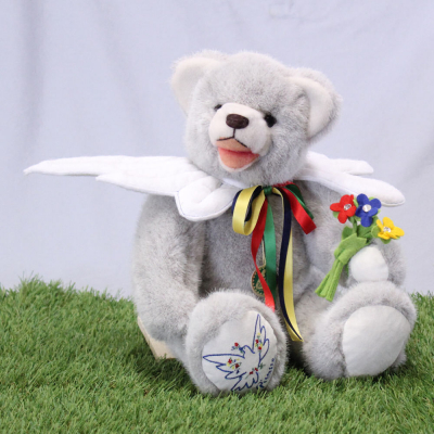 Kleiner Friedensbr #01 36 cm Teddybr von Hermann-Coburg