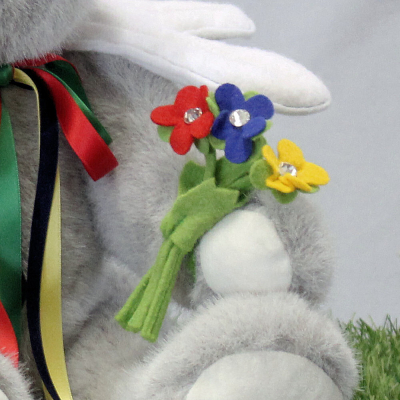Kleiner Friedensbr #01 36 cm Teddybr von Hermann-Coburg