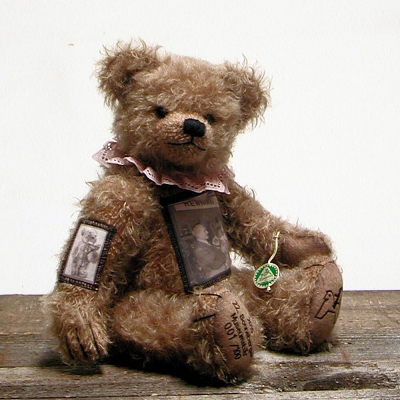 22. Sonneberger Museumsbär 2015 39 cm Teddybär von Hermann-Coburg
