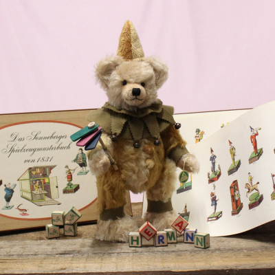 27. Sonneberger Museumsbr 2020 35 cm Teddybr von Hermann-Coburg