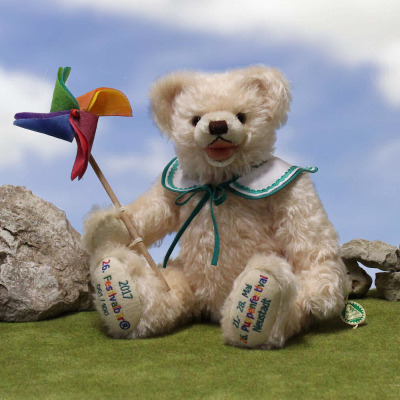 26th Festivalbr 2017 36 cm Teddy Bear by Hermann-Coburg