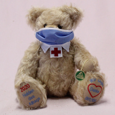 2020 – Everydays heroes – We say thank you 33 cm Teddy Bear by Hermann-Coburg
