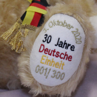 30 Jahre Deutsche Einheit 36 cm Teddybr von Hermann-Coburg