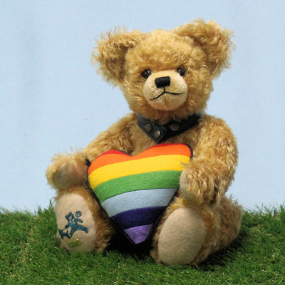 Regenbogen Br - fr Toleranz und Weltoffenheit 33 cm Teddybr