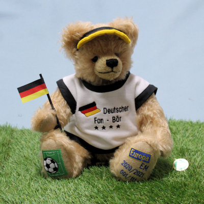 Deutscher Fan Bär EM 2020/2021 35 cm Teddy Bear by Hermann-Coburg