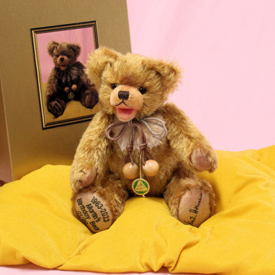 Martin's Birthday Bear 1963 - 2023 33 cm Teddybr von Hermann-Coburg