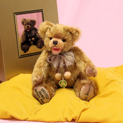 Martins Birthday Bear 1963 - 2023 33 cm Teddybr von Hermann-Coburg