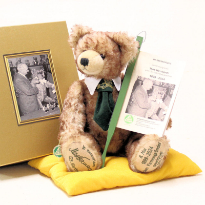 Max Hermann Dedicated for the 125th Birthday of the company founder Max Hermann 37 cm Teddy Bear by Hermann-Coburg