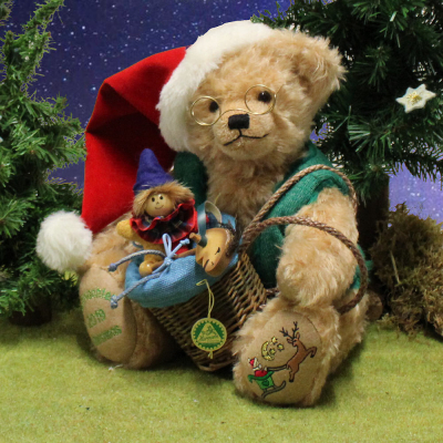 HERMANN Christmas Bear 2019 37 cm Teddy Bear by Hermann-Coburg