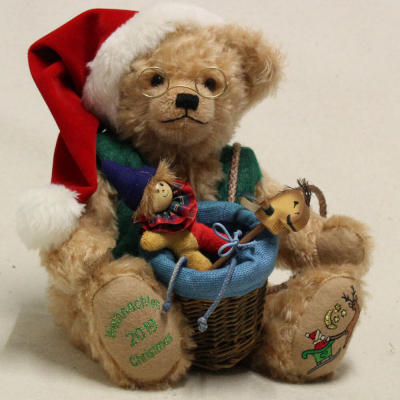 HERMANN Christmas Bear 2019 37 cm Teddy Bear by Hermann-Coburg