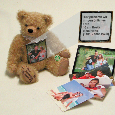 Der Foto-Individualbär – the Photo-Individual-Bear 38 cm Mohair  Teddybär von Hermann-Coburg