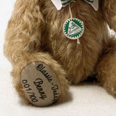 Classic Teddy Benny Teddy Bear by Hermann-Coburg