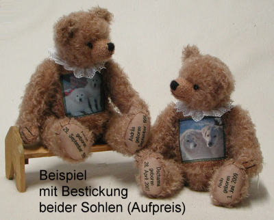 Der Foto-Individualbär – the Photo-Individual-Bear 38 cm Mohair  Teddybär von Hermann-Coburg