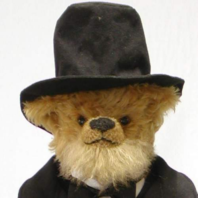 Abraham Lincoln Teddybr von Hermann-Coburg