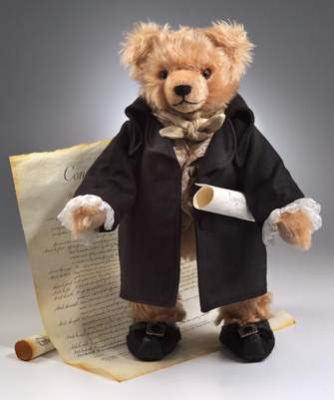 George Washington Teddybr von Hermann-Coburg