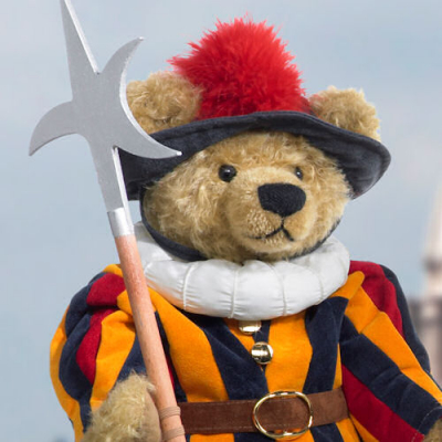 Schweizergarde Br Teddy Bear by Hermann-Coburg