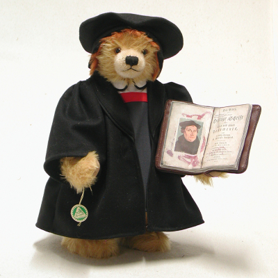 Reformationsteddy Dr. Martin Luther 40 cm Teddy Bear by Hermann-Coburg
