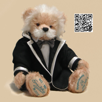 Edvard Grieg 40 cm Teddy Bear by Hermann-Coburg