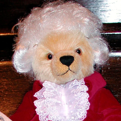 Wolfgang Amadeus Mozart Teddy Bear by Hermann-Coburg