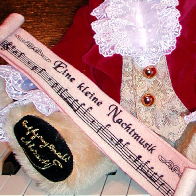 Wolfgang Amadeus Mozart Teddy Bear by Hermann-Coburg