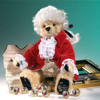 Amadeus Mozart Teddy Bear by Hermann-Coburg