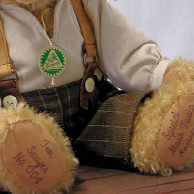 Tom Sawyer Teddybr von Hermann-Coburg