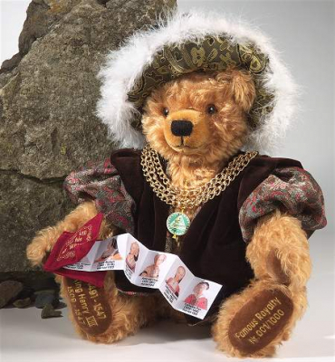 King Henry VIII Teddy Bear by Hermann-Coburg