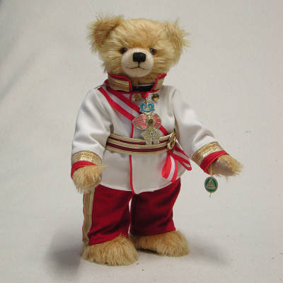 Kaiser Franz Joseph I von sterreich 40 cm Mohair Teddybr von Hermann-Coburg