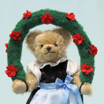 Bavarian Oktoberfest Folklore Girl Anni 26 cm Teddy Bear by Hermann-Coburg