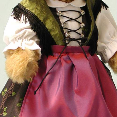 Old Bavarian Girl Teddybär von Hermann-Coburg