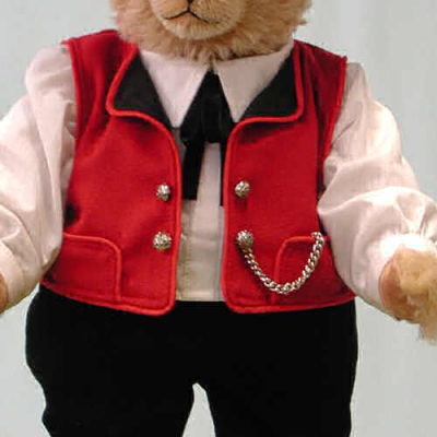 Schwarzwaldjunge Black Forest Boy Teddybr von Hermann-Coburg