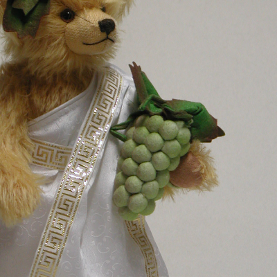 God of Wine – Bacchus 34 cm Teddy Bear by Hermann-Coburg