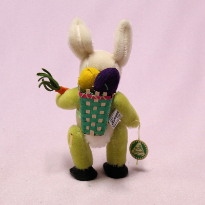 Standing miniature Easter Bunny Gustav 16 cm Teddy Bear by Hermann-Coburg