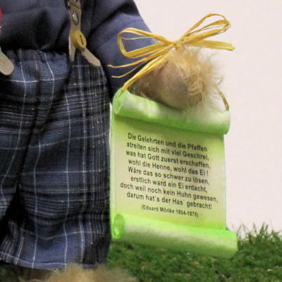Lümmel     Ein Hasen-Junge mit Poesie 32 cm Teddybär von Hermann-Coburg