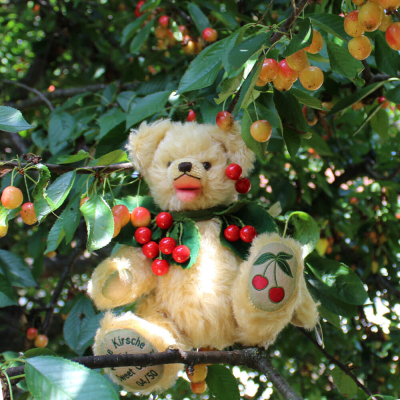My Sweet Cherry 33 cm Teddy Bear by Hermann-Coburg