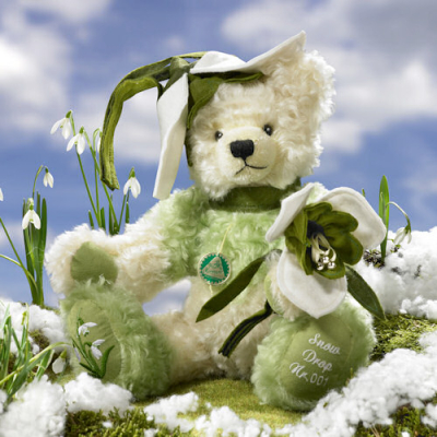 Schneeglöckchen - Snowdrop Teddy Bear by Hermann-Coburg