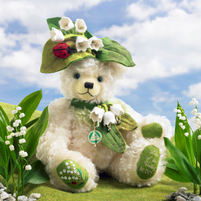 Maiglckchen - Lily of the Valley Teddy Bear by Hermann-Coburg