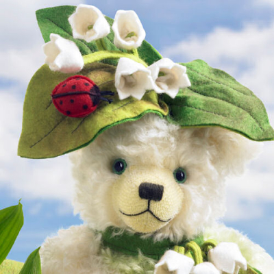 Maiglöckchen - Lily of the Valley Teddy Bear by Hermann-Coburg