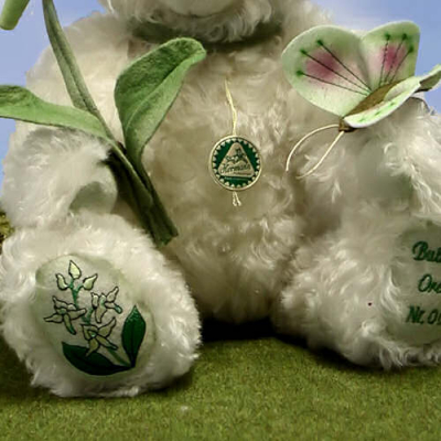Butterfly Orchid - Waldhyazinthe Teddy Bear by Hermann-Coburg