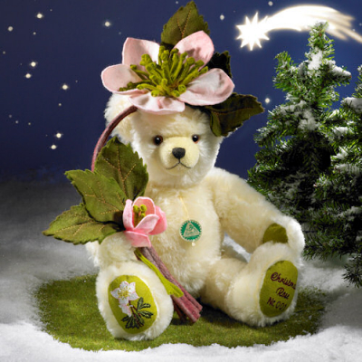 Christrose  Christmas Rose Teddy Bear by Hermann-Coburg