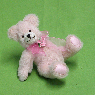 Flower of my Heart 19 cm Teddy Bear by Hermann-Coburg
