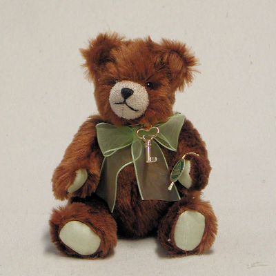 Der Schlssel zum Herzen 19 cm Mohair Teddybr von Hermann-Coburg