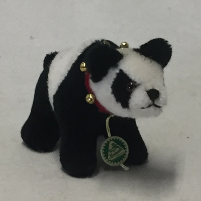 Classic Miniatur Panda Banana Teddybr von Hermann-Coburg