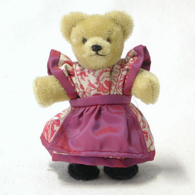 Miniatur Steh-Bär Bavarian Girl Teddy Bear by Hermann-Coburg