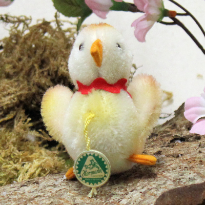 Mohair little lucky pig Piggi) 8 cm Teddy Bear by Hermann-Coburg